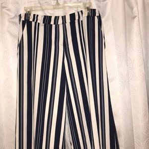 New York & Co. Striped Flowy Dress Pants